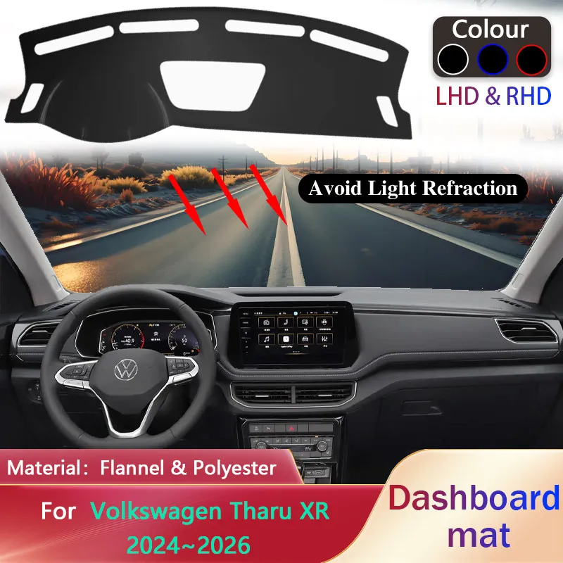 

Car Dashboard Pad for Volkswagen VW Tharu XR 2024~2026 2025 Liner Anti-Slip Mat Sunshade Pad Dashmat Carpet Rug Cover Accessorie