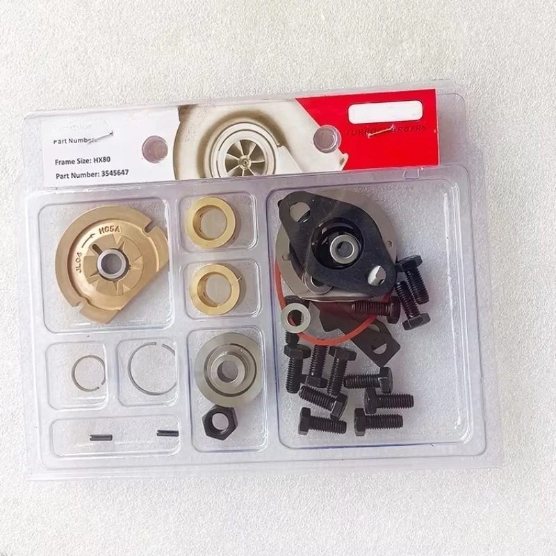 

Machinery Engine Turbo Overhaul Kit Excavator K19 K38 Diesel Engine HX80 Turbocharger Repair Kit 3545647