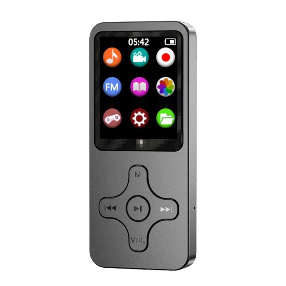 

Mini MP3 MP4 Player Bluetooth 5.0 Speaker 8/16/32/64GB Portable HiFi Music Speaker with radio FM recording E-book