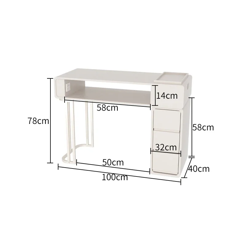 Скандинавская мраморная мебель, эстетическое оборудование для красоты ногтей, УФ-лампа для хранения макияжа, столы для маникюра, стол для маникюра, салонный стол