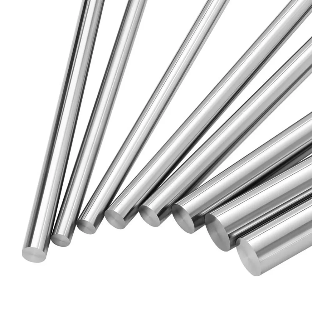 TC4 Titanium Alloy Bar Straight Round Metal Ti Rods Diameter 1 2 3 4 5 6 8 10 12 14 15 16 18 20 30 35 45 50mm Length 100-500mm