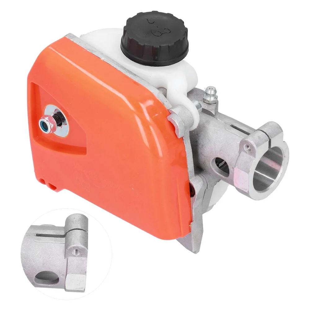 Orange Chainsaw Gearbox Assembly Multi Function Direct Replacement Pole Saw Gear Head Metal Universal Gear Head Replacement Tool