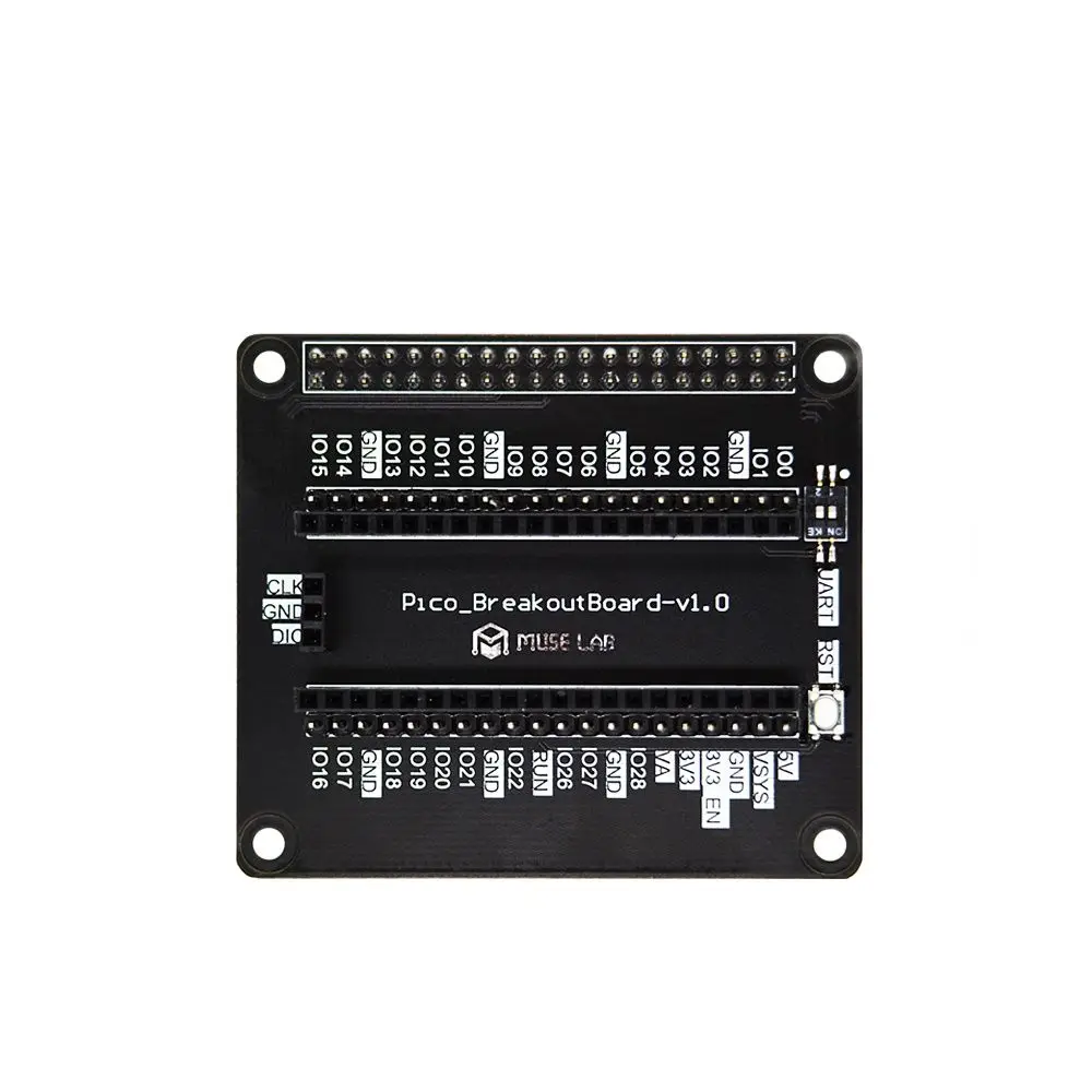 

Raspberry Pi Pico Expansion Board Pico-BreakoutBoard SWD/Serial Port/Reset-Taste Raspberry Hut Kompatibel mit 3B/3B +/4B