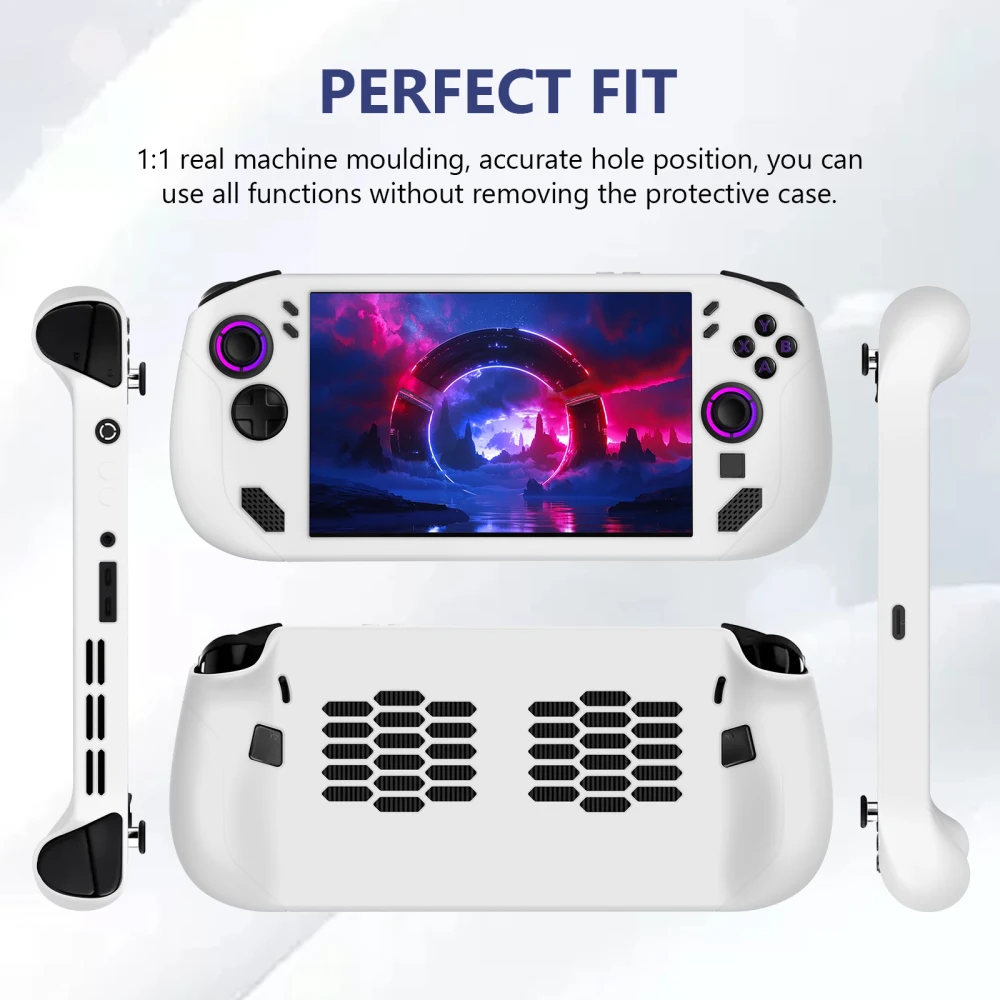 

Game Console Protective Cover for Legion GO S Silicone Case Shockproof Anti-Drop Accessories Black White Pink