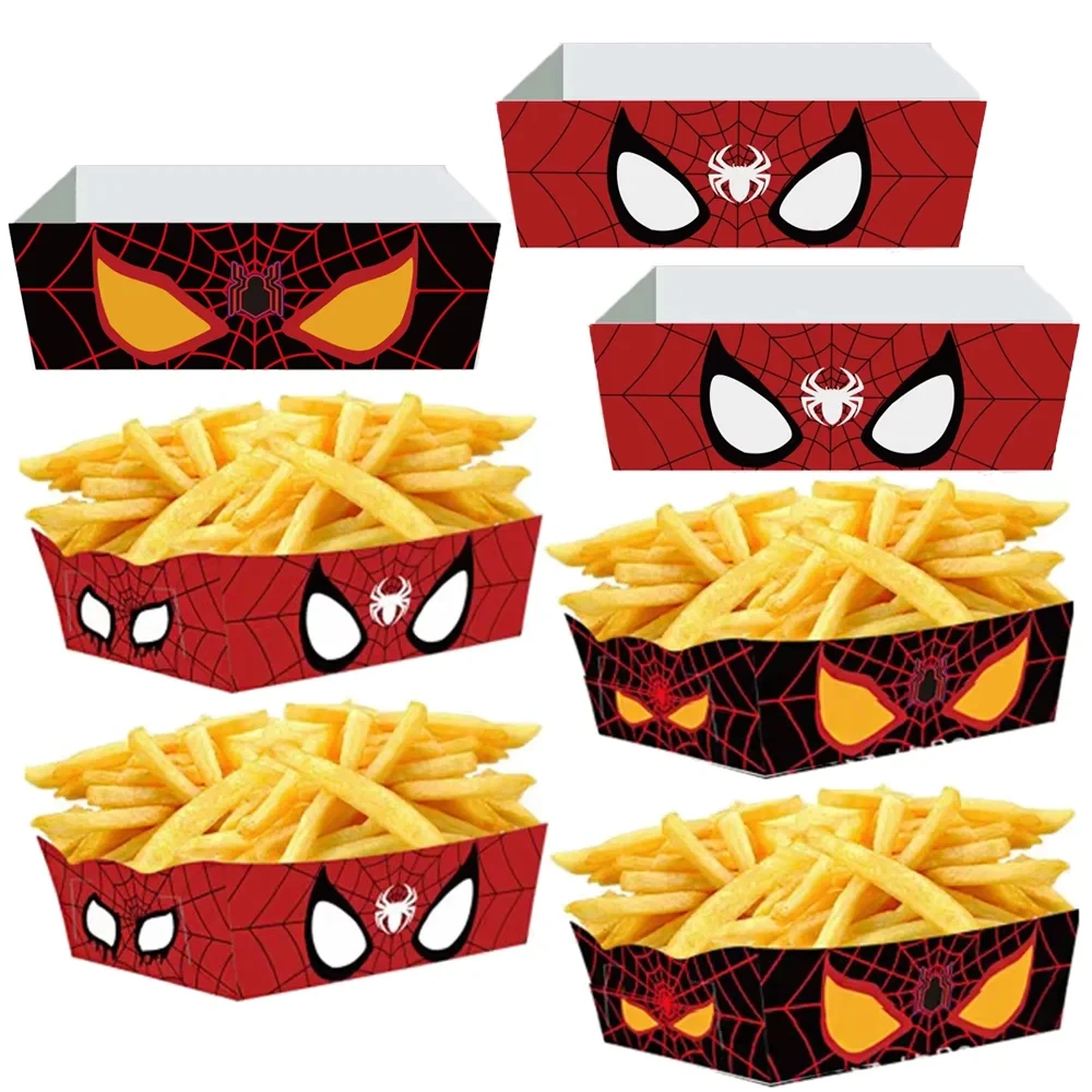 Food Snacks For 1 Year Old - Plateaux de service en papier Spiderman,