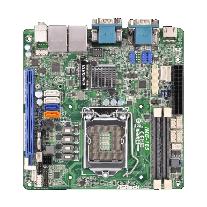 Control industrial integrado MINI-ITX placa base Socket LGA1150 con chipset H81 IMB-185