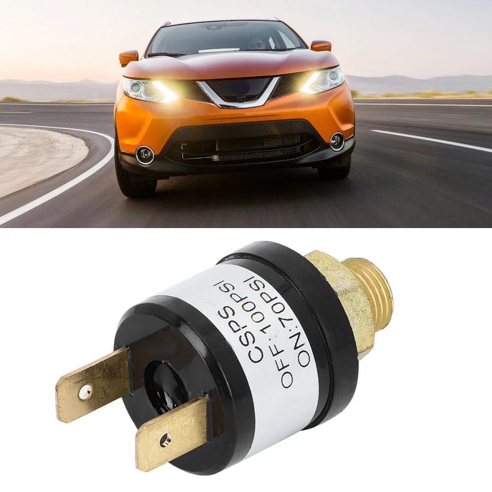 صمام تبديل تلقائي للتحكم في ضغط الهواء للسيارة ، 70-100PSI لمضخة ضاغط الهواء #6