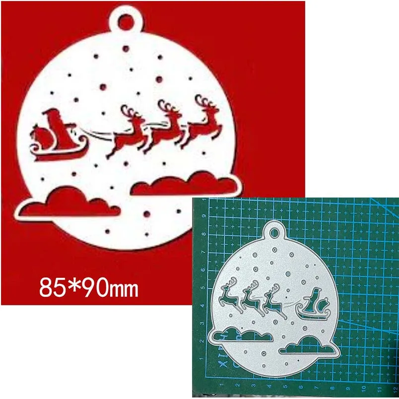 Christmas Deer Animals metal cutting dies Scrapbooking decoration paper craft knife mould blade punch template Embossing stencil