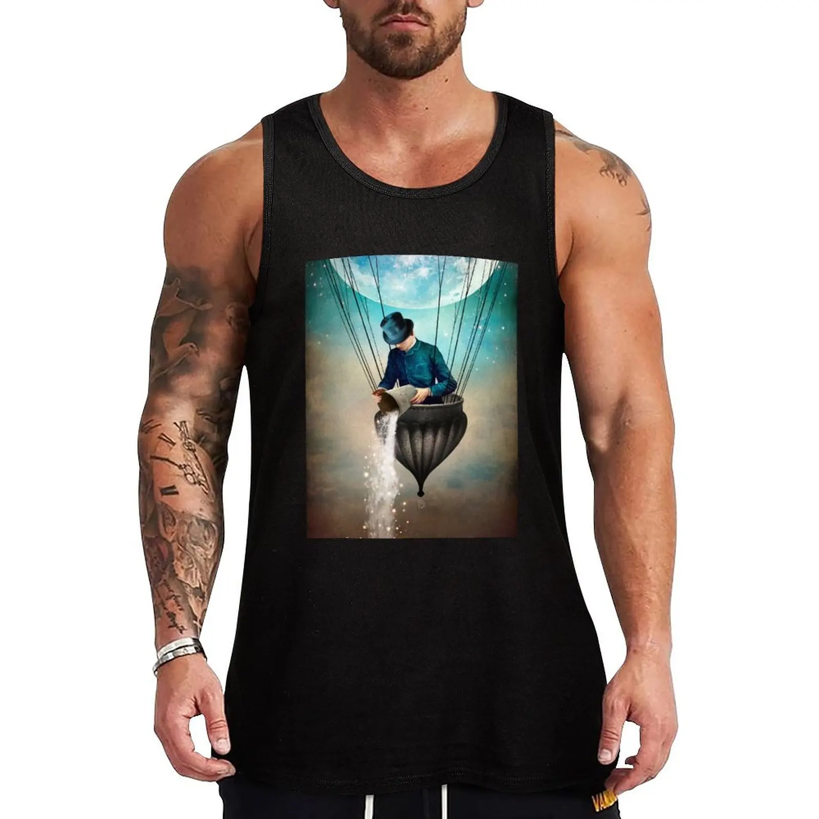 High in the sky Tank Top Body man Bodybuilding shirt clothes for men summer Muscle fit