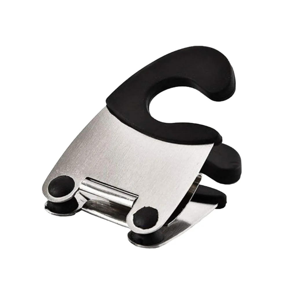 

3 Pcs Pot Side Spatula Clip Spoon Holder Cutlery Rest Stainless Steel Foldable Kitchen Gadgets Suitable Spoons Pots Spatulas