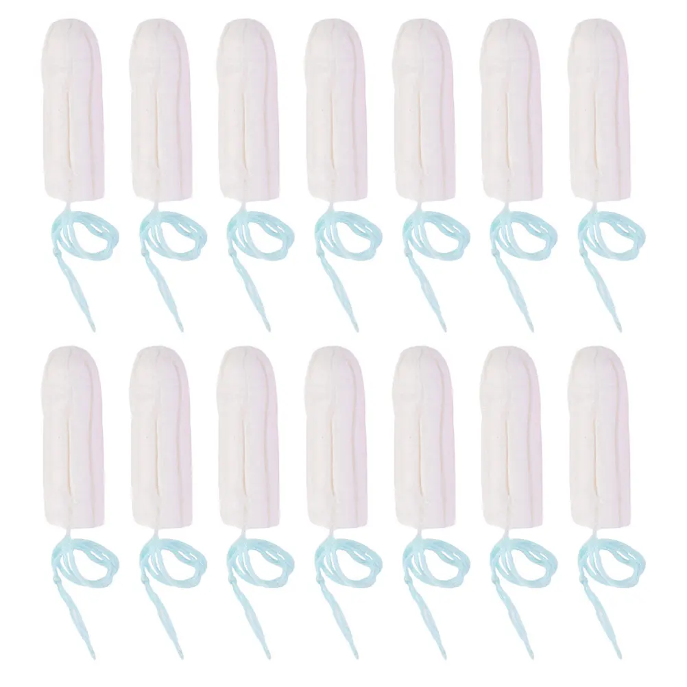

50pcs Sanitary Tampon Breathable Cotton Menstrual Supplies Lightweight Portable Disposable Finger Push-In Women Period Care