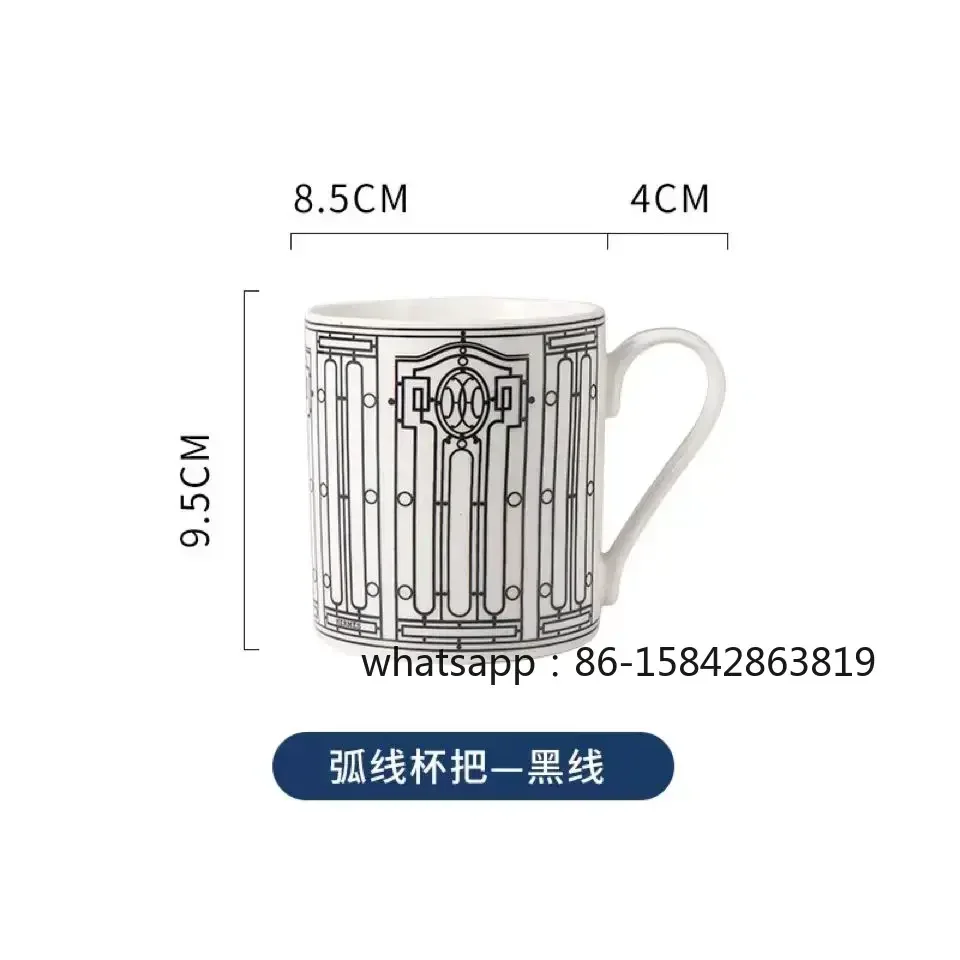Creative Mug Men's and Women's Ceramic Cup Household Student Couple Milk Coffee Cup Large Capacity Mug