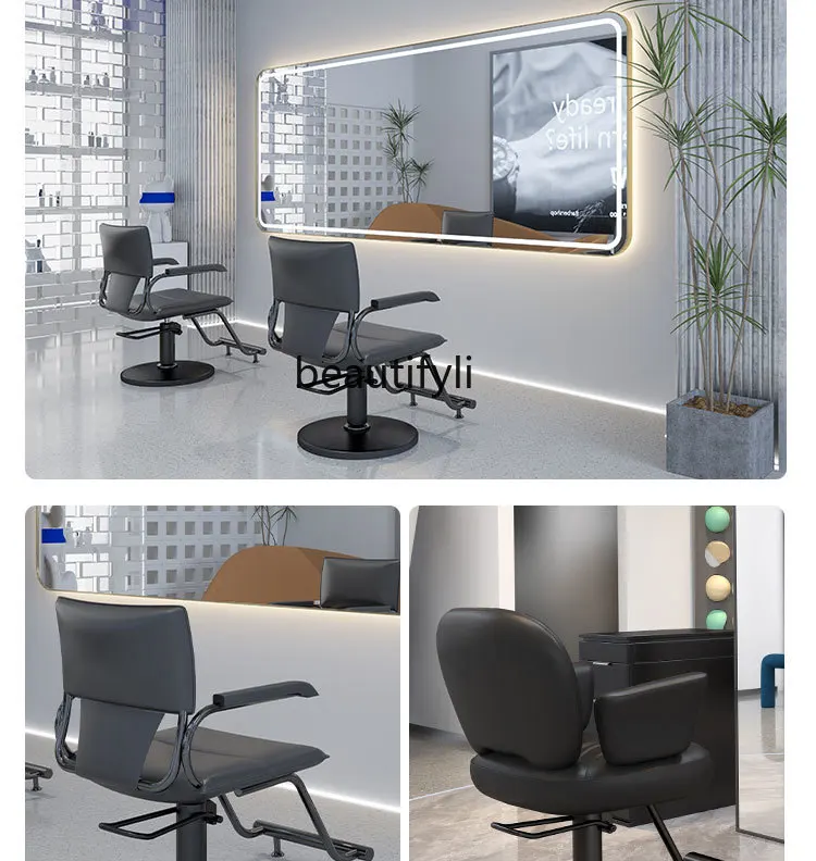 Barber Shop for Hair Salon Hairdressing Shop Single-Sided Hair Cutting and Perming Mirror Fashion Shop