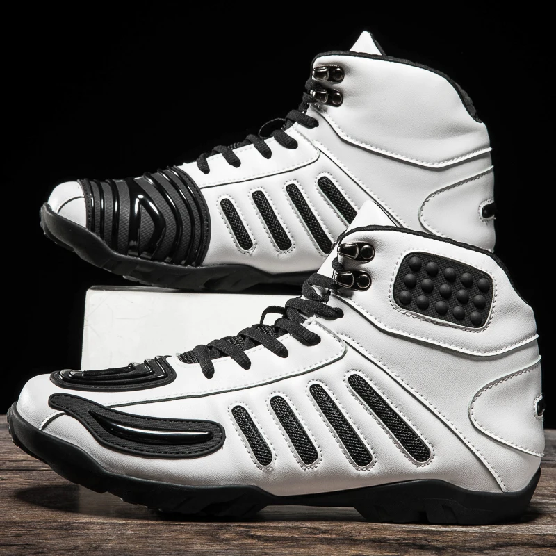 

New leisure professional protective riding boots unisex motorcycles fashion four season comfortable wear-resistant riding shoes