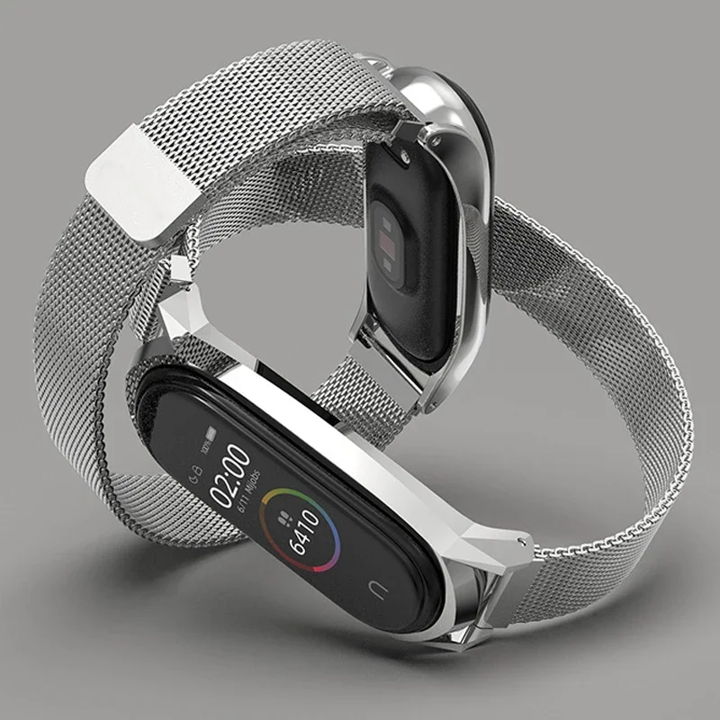 

Milanese Bracelet for Xiaomi Mi Band 8 Strap band 6 7 stainless steel metel miband6 band4 for Xiaomi mi band 7 3 5 6 4