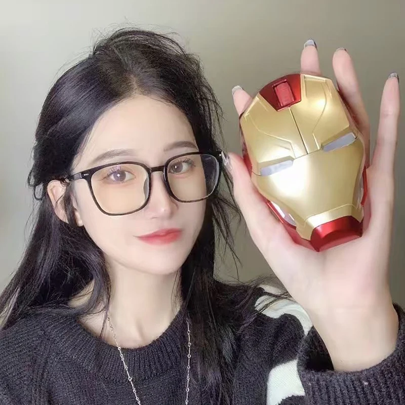 

Железный человек Mk46 Беспроводная оптическая мышь Звездный Лорд Подлинная лицензия Железный человек Пепельница Цифровая периферийная точка Kawaii Мышь Kawaii Toy