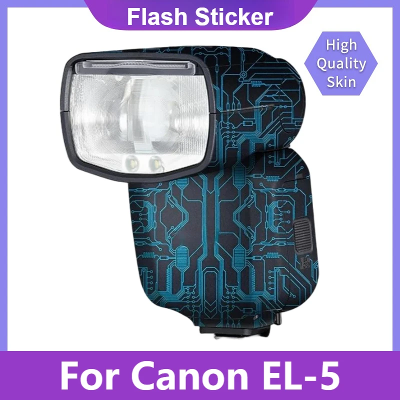 

Для Canon EL-5 наклейка на кожу вспышки Speedlite EL5 наклейка виниловая пленка против царапин защитная пленка защитное пальто