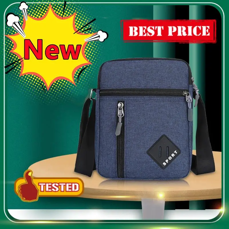 

New Men's Messenger Bag Crossbody Shoulder Bags Men Small Sling Pack Waterproof Oxford Packs Work Business Travel Satchel Purse