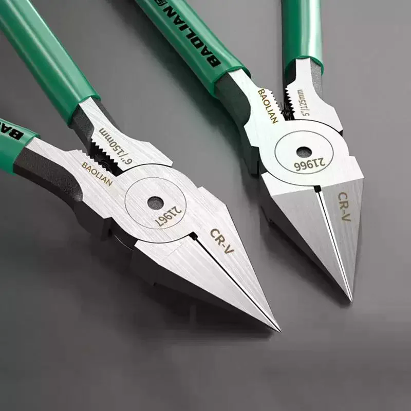 Grade Special Side Mouth Pliers,High Hardness Electrician Small Diagonal Pliers,Electrician Manual Tool Industrial