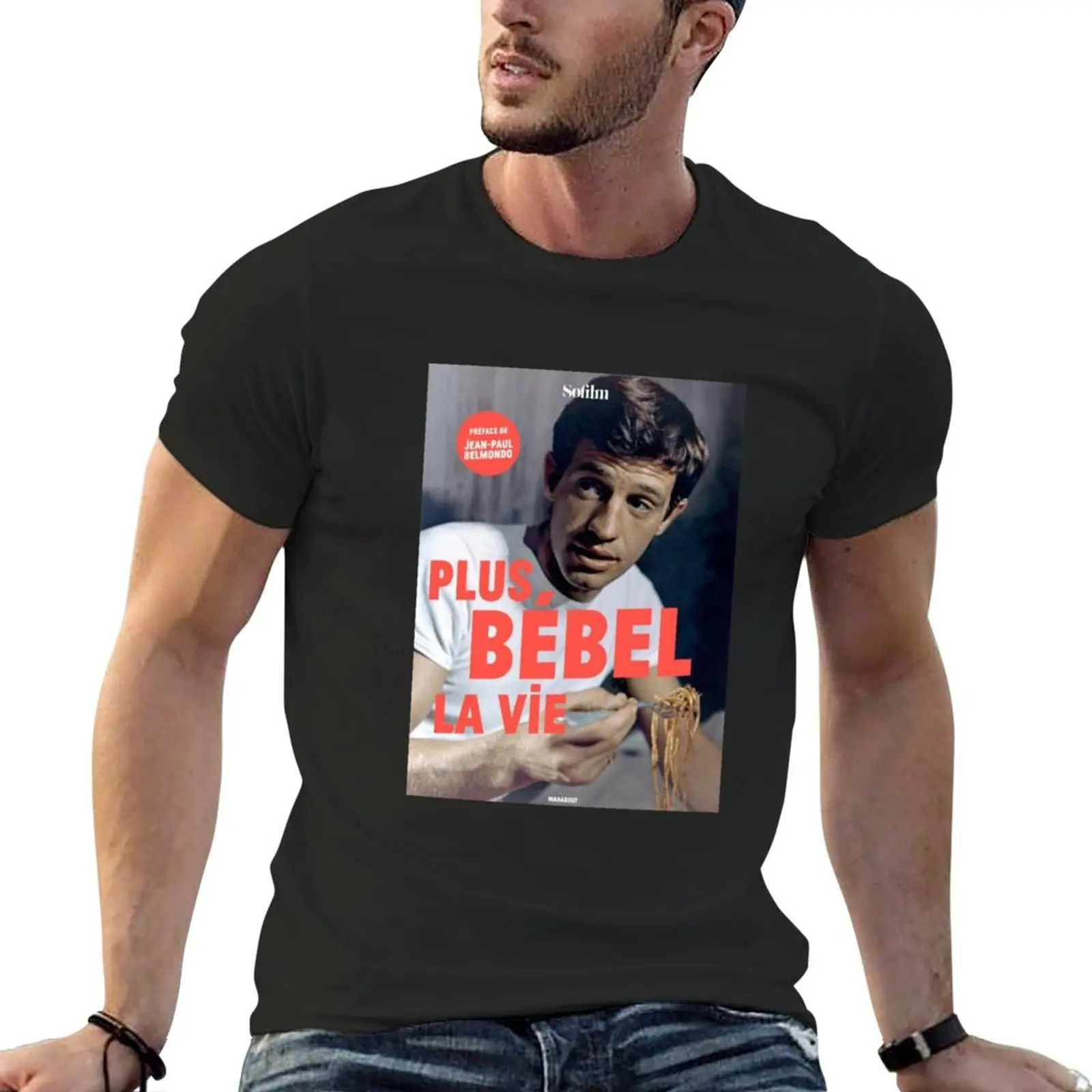 New Jean Paul Belmondo Classic T-Shirt t shirt man vintage t shirt customized t shirts summer clothes Men's cotton t-shirt