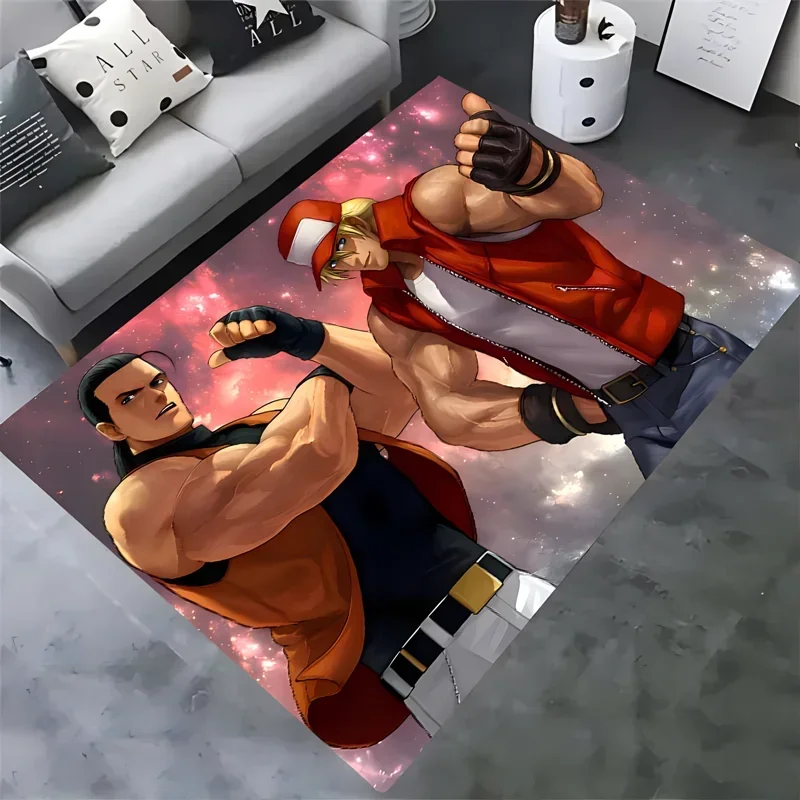 3D the king of fighters all star carpet  living room bedroom home decor garden lawn mat bathroom kitchen carpet birthday gift