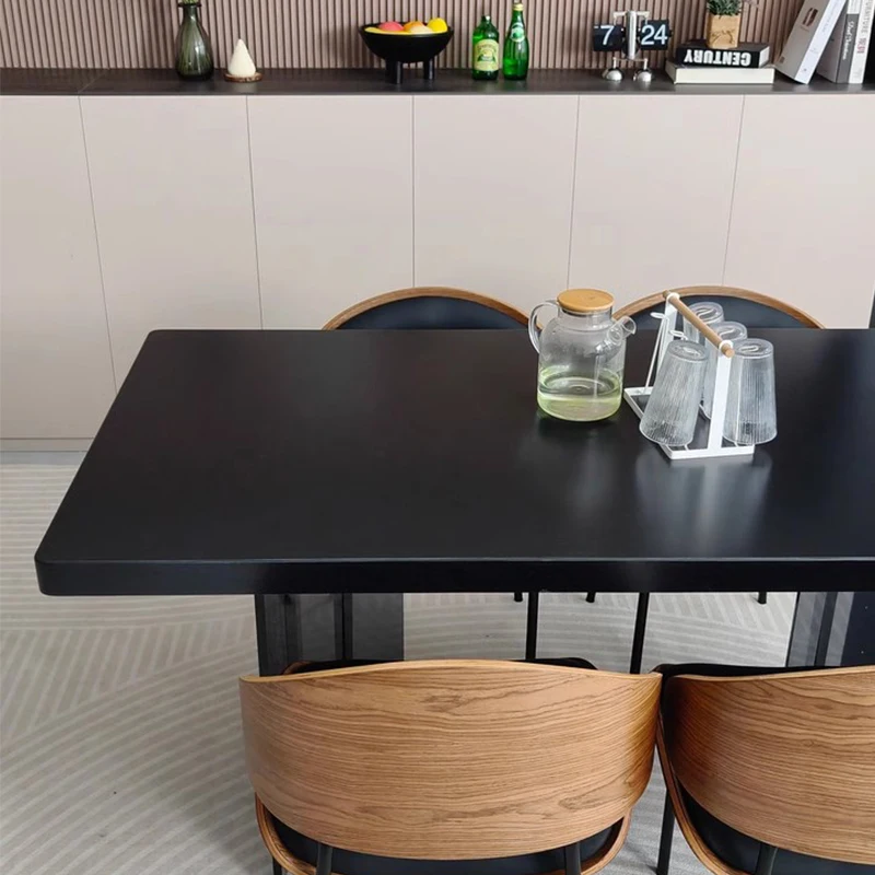 Дизайнерский роскошный обеденный стол, эргономичный минималистичный удобный обеденный стол для кемпинга, креативный акцент, деревянная мебель Muebles, домашняя мебель