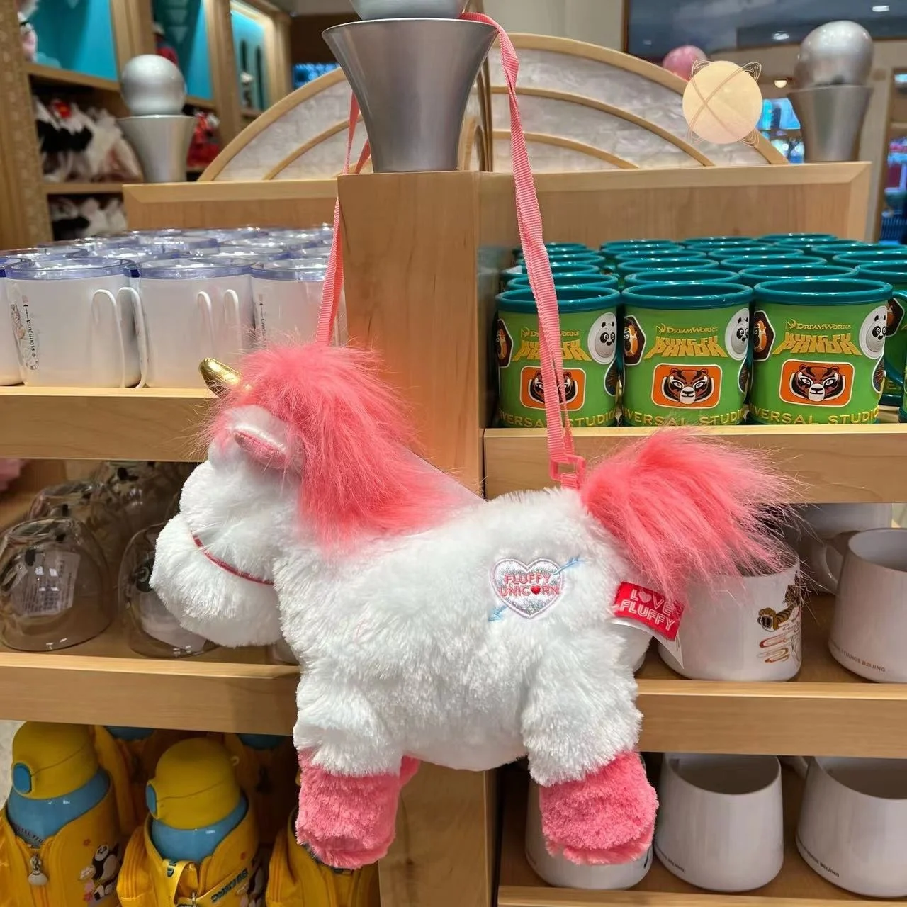 Universal Studios' Original Unicorn Plush Doll, a Soft Cushion/Pillow Backpack, Ideal as a Birthday Gift and Souvenir for Girls