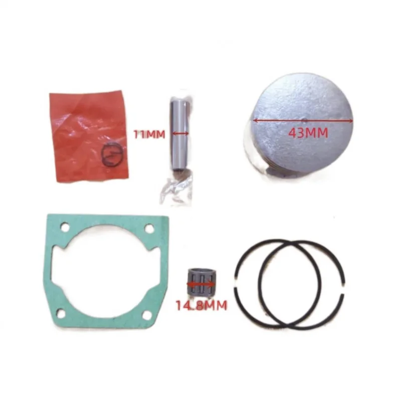 Adatto per parti del cuscinetto a rullini del pistone del cilindro della motosega Komatsu G455, G4500, 4500, 45cc 1E43F