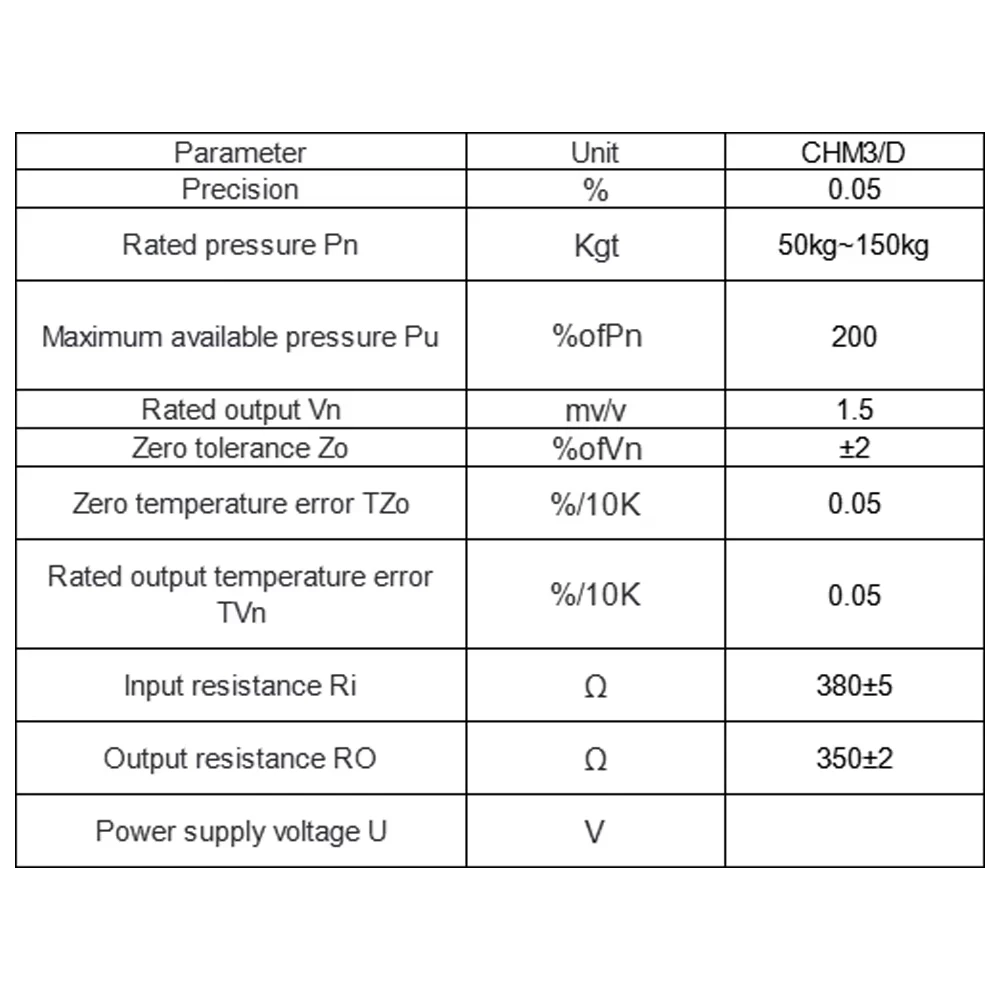 Pressure Sensor suitable High precision Transmitter for Detecting the Pedal Force Car Pedal on Weight Weighing
