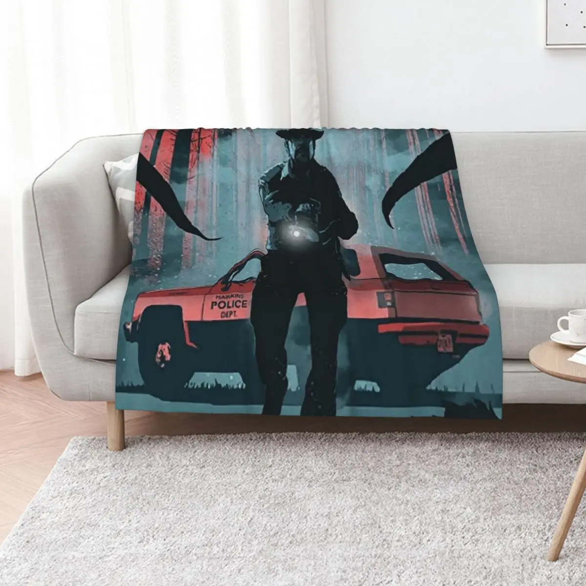 Jim Hopper - Blazer - Car Legends Throw Blanket Plaid on the sofa Thin Single Comforter For Sofa Thin Blankets For Bed Blankets