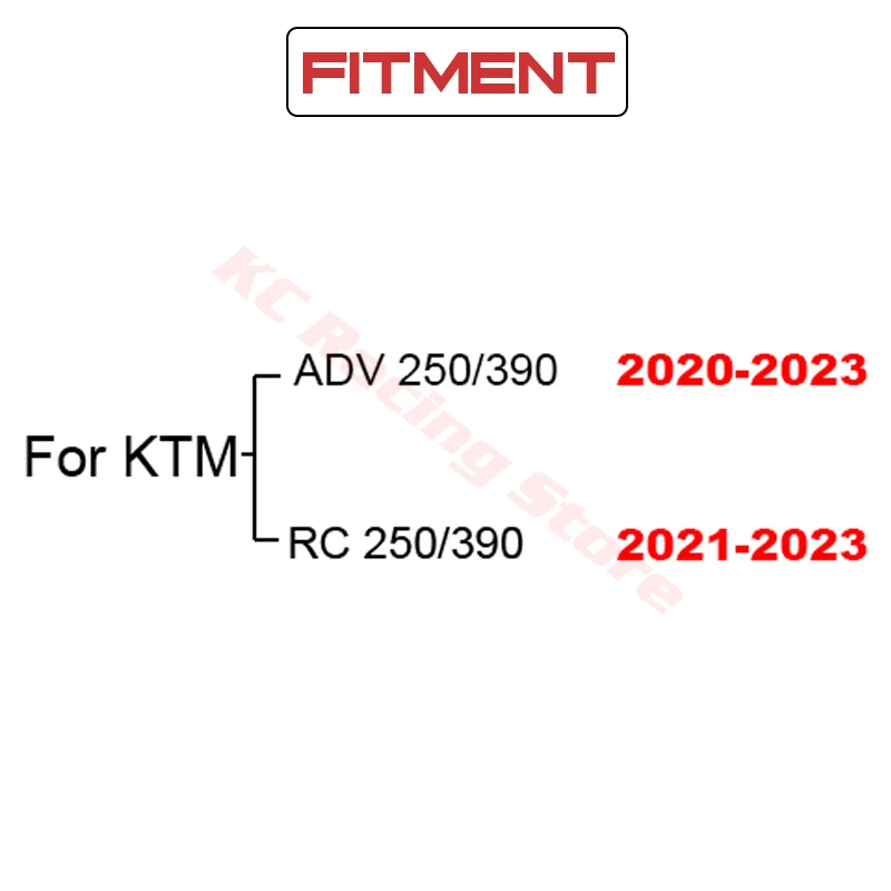 Tubo de escape de 45mm, catalizador de codo hacia abajo para KTM RC DUKE 125, 250, 390, ADV Advanture 2020, 2021, 2022