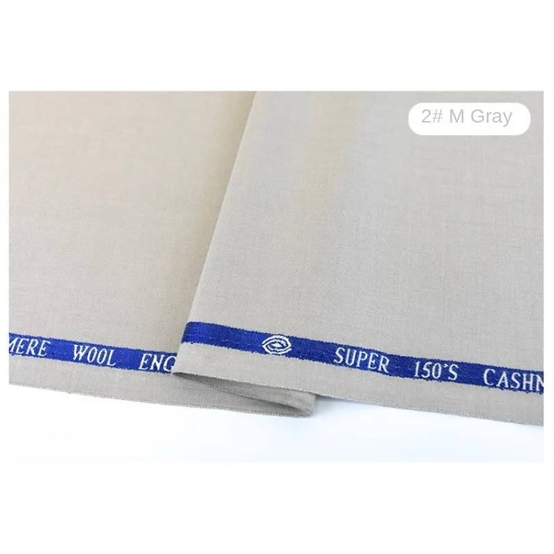 50/150/350CM Spring Autumn Worsted Wool Twill Suit Fabric Commodity Trousers Wrapped Skirt Vest Uniform Robe Fabric ByThe Meters