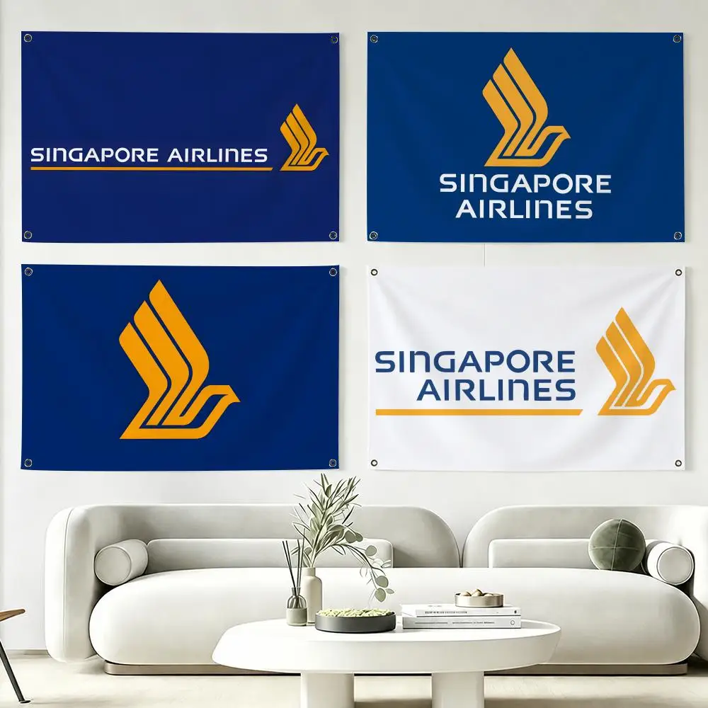 Singapore Airlines Cool Flags Flag Suitable For Party Club Outdoor Interior Wall Art Decoration Banner Gift