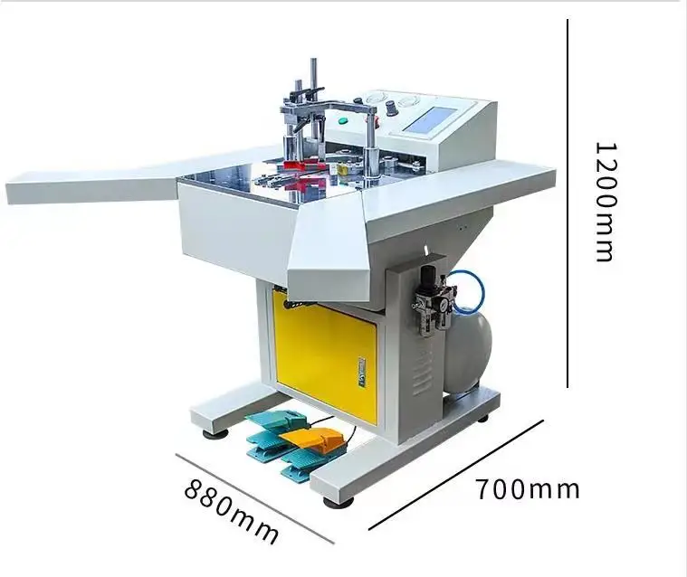 CNC Pneumatic Touch Screen Picture Frame Making Machine Nailing Joint Woodworking Machinery Frame Nailing Machine