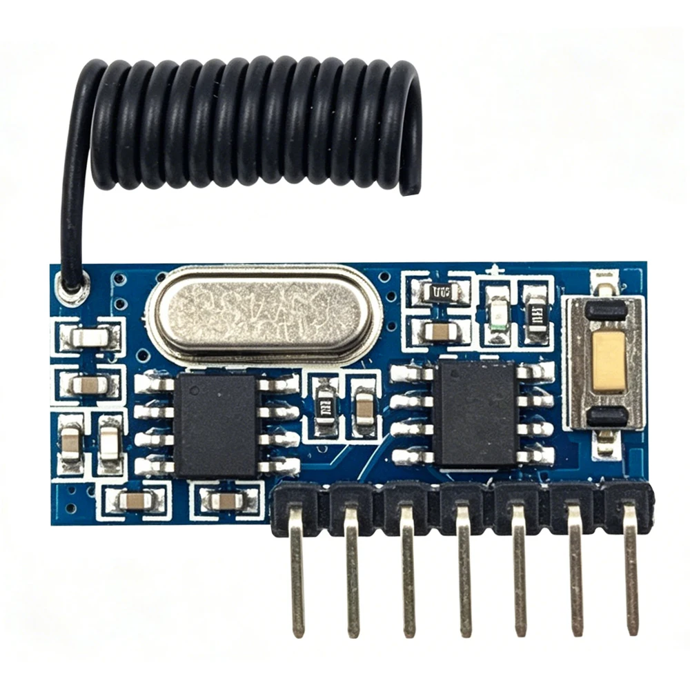 RX480E Wireless Receiver and Decoder Module  4-Channel CMOS High-Level 433 MHz 315MHz DC2.5 V-5V 7PIN