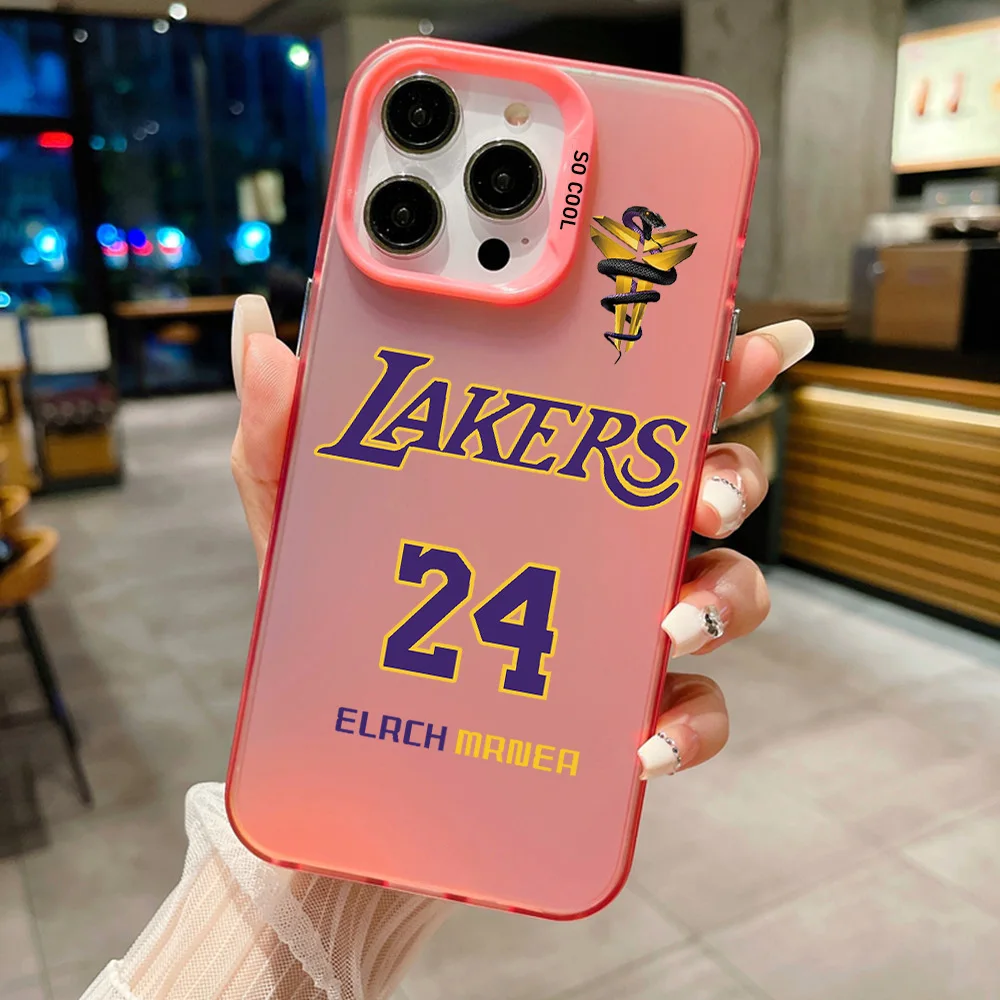 K-Kobe Smartphone 5g Matte Back Cover Cases for Phone Mobile For IPhone 16 15 14 13 12 11 Pro Max X XR XSMAX 8 7 Plus Cellphones