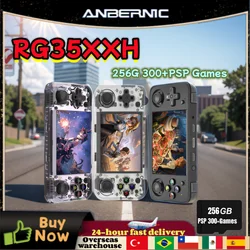 ANBERNIC RG35XX H Retro Handheld Game Console RG35XXH 3.5Inch IPS Screen Linux System Video Game Console Preinstalled PSP Game