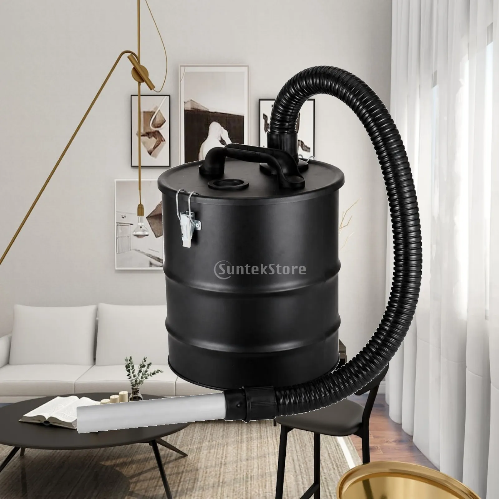Mechanical Ash Strainer Bucket | Compact Handled Design, Ash Collection Bucket