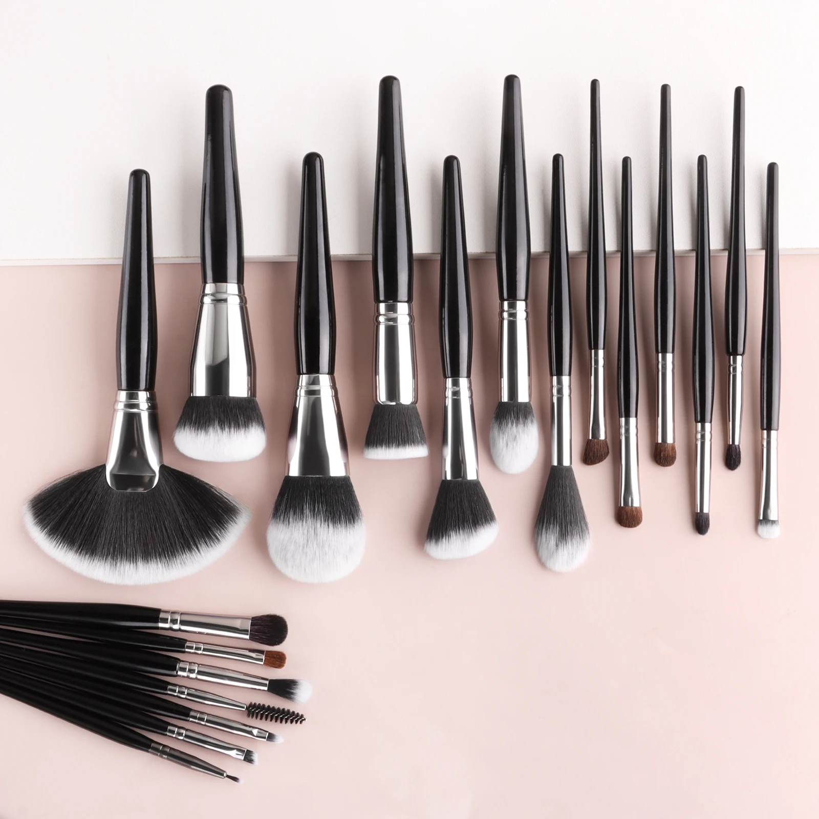 Professional Professional 20Pcs Cosmetic Brushes Kit, Multi-type Brushes, Powder Highlight Eyeshadow Brushes for Face & Eye Makeup - Aliexpress Deal