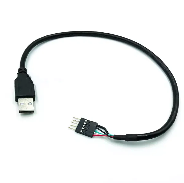 USB Male to DuPont pin data line USB/5P DuPont pin motherboard data line 0.3m