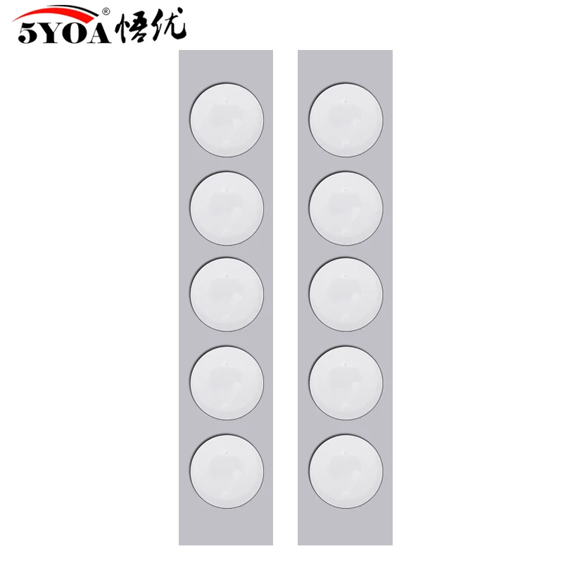 5YOA 10/20/30/50/100pcs NFC Tag Ntag215 Sticker 13.56MHz ISO14443A Chip NFC Phone RFID tags Stickers Adhesive Label