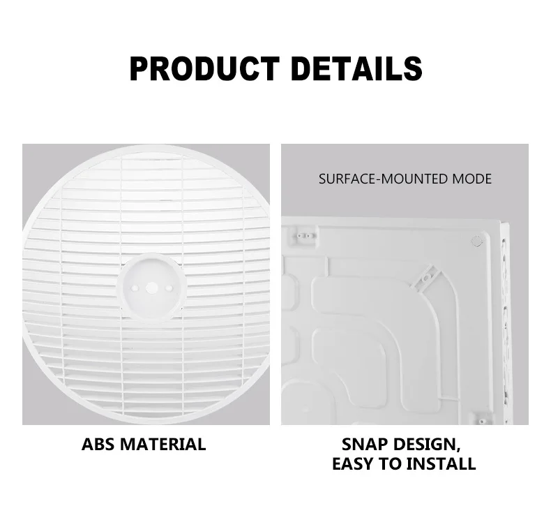 

600 Встроенный потолочный вентилятор Встроенный потолочный вентилятор из гипсокартона 360-градусный вентилятор с дистанционным управлением Коммерческий бесшумный вентилятор