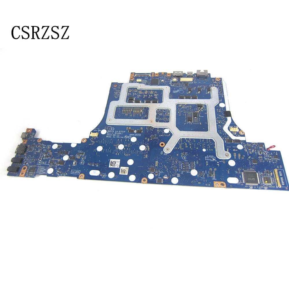 BAP10 LA-D751P  with i7-7700HQ  cpu Notebook Motherboard  For  Dell  Alienware 15 R3 Laptop motherboard