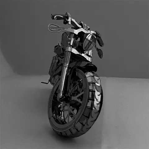 Motorcykel 3D Metallpussel Eiffeltornet DIY Modellbyggsats Vuxenleksaker Födelsedagspresent 6 best sales metallmodellbyggsats - №6