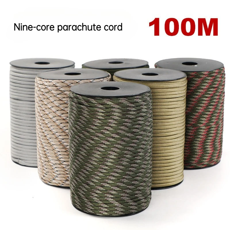 100m-shaft-9-core-paracord-outdoor-mountaineering-and-camping-emergency-survival-rope-diy-woven-bracelet-nine-heart-paracord