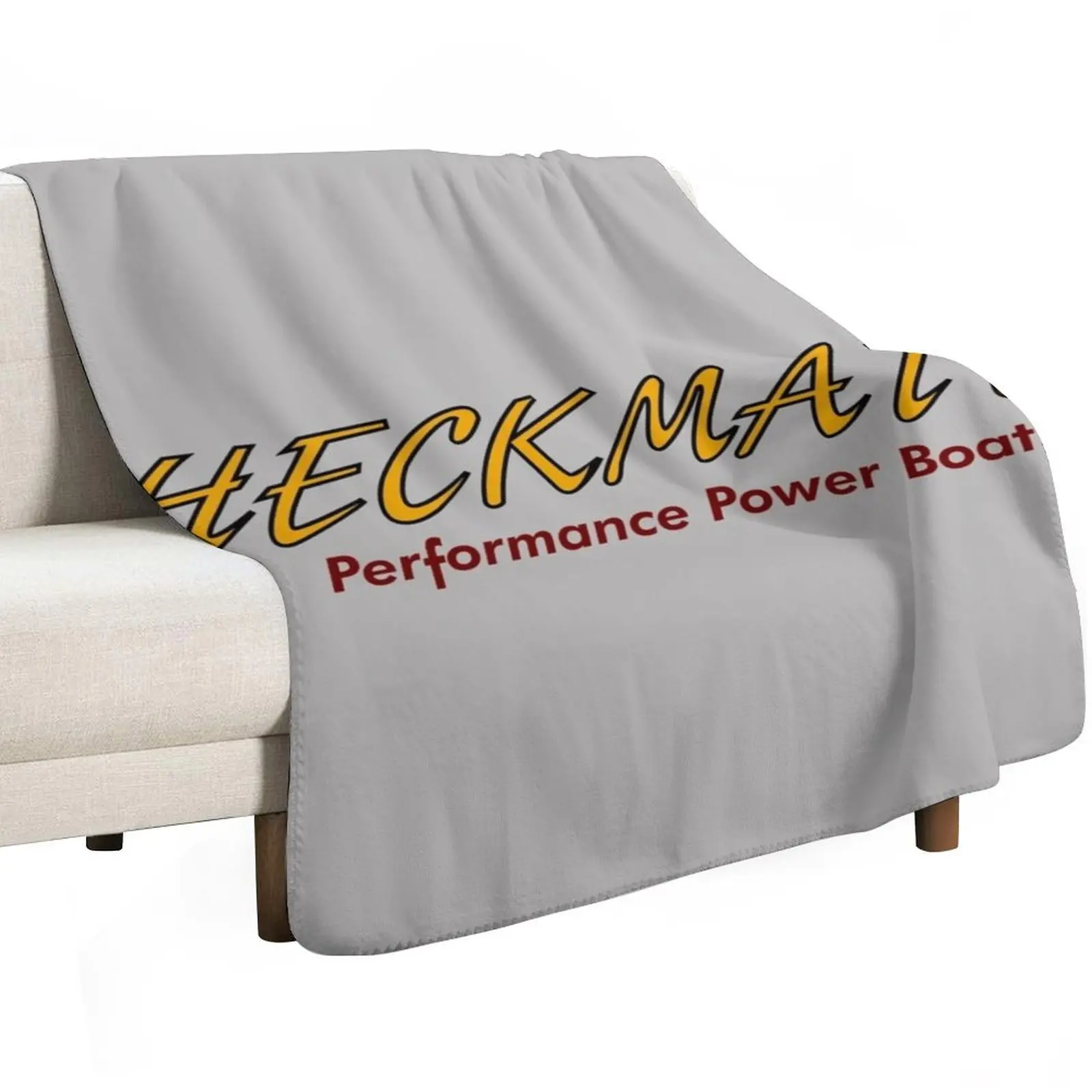 Checkmate Performance Power Boats Throw Blanket Winter beds Stuffeds Custom Plush Extra Large Throw Designers Blankets