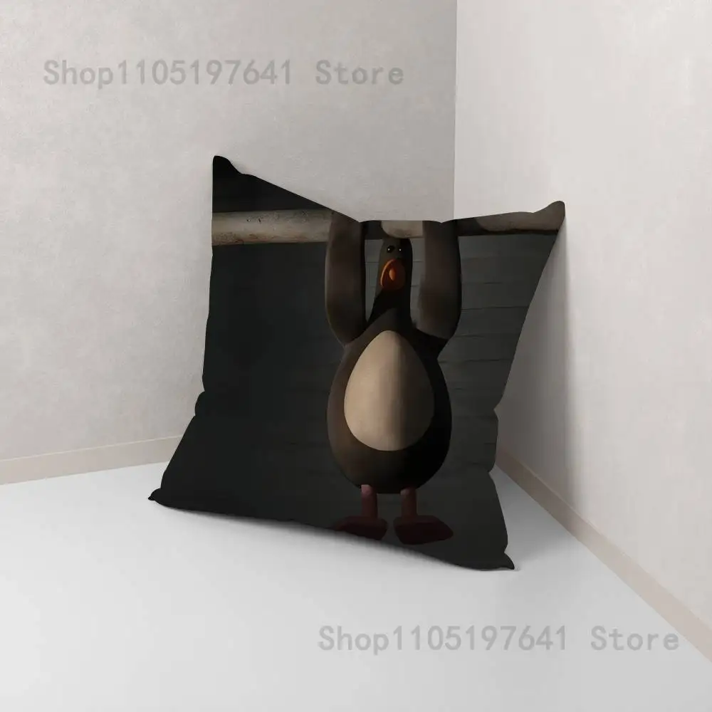 F-Feathers M-McGrawS 枕カバーかわいい漫画アニメ周辺機器寝室ソファ装飾クッションカバーソフトクッションカバー