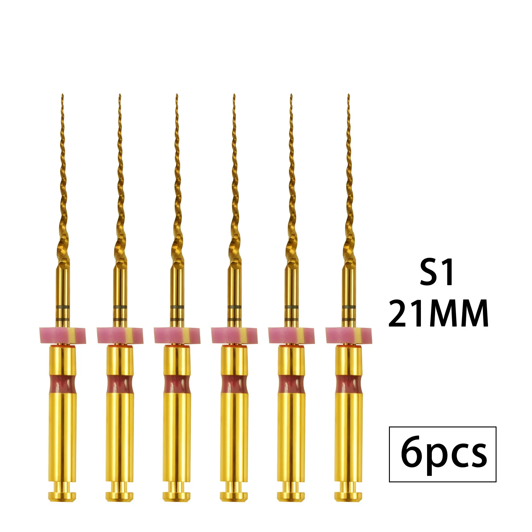 21mm Dental Super File Gold Treatment Dentistry Instrument Dental Reciprocating Nickel Titainium Instrument Dentistry Tools