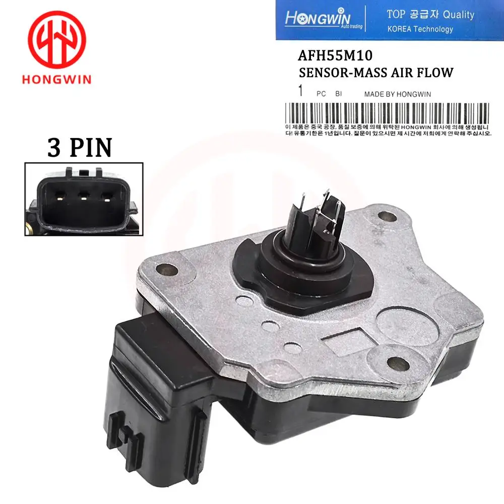 Sensor de Flujo de Aire (MAF) HONGWIN OE AFH55M10 830735A 7450052 AFH55-M10 para Nissan Pickup 1995-1996 D21 1991 1992 1993 1994