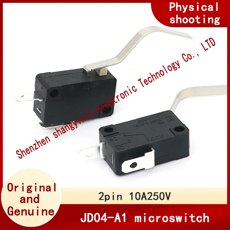 1PCS JD04-A1 microswitch 10A normally open range limit switch Household appliance accessories refrigerator electric hot pot